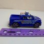 Righteous Super Speed The City Guards Blue Police Truck Pull-back Toy 3.5" Long