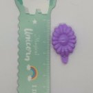 Doll Hair Accessory Clip Barrette Purple Daisy Flower 3cm