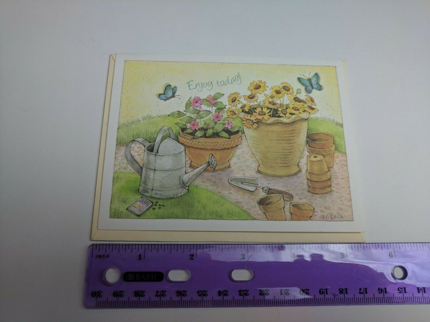 Current Inc Garden Serenade Blank Note Card Angela Jarecki Gardening
