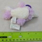 Applause Narwhal Mini Plush Keychain 3" Shaggy Pastel Purple Very Soft! NWT