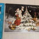 True Meaning of Christmas Card O Christmas Tree Santa, Forest Animals, Tree #1