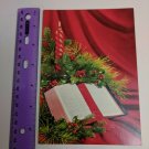 A Sunshine Card Christmas Vintage 1970's Card *USED* Candle & Bible
