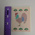 Current Inc Blank Mini Gift Note Card Rooster Country Animals Series
