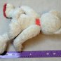 First & Main Cream Glitter Plush Teddy Bear Stuffed Animal w/ Valentine Heart