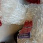 First & Main Cream Glitter Plush Teddy Bear Stuffed Animal w/ Valentine Heart