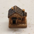 Resin Fairy Garden Miniature Teeny Tiny House Style #3 2cm Base, 1.5cm Tall