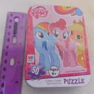 My Little Pony Mini Puzzle Tin 50 Pieces 5" x 7" when Completed Friends Together