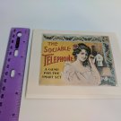 Current Inc Blank Note Card Vintage Sociable Telephone Game Reproduction Art