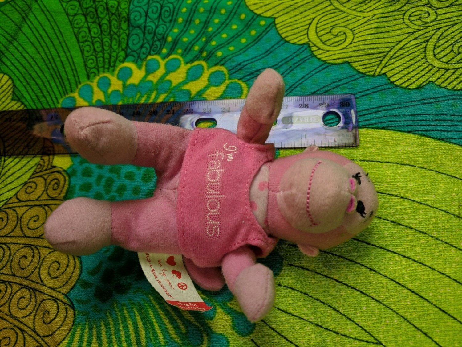 Build-A-Bear Workshop Hugs Fur You Monkey Pink McDonald's Happy Meal Mini Plush