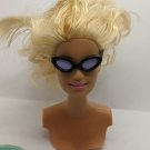 Barbie Doll Cat's Eye Glasses Black w/ Lavender Lenses