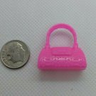 Fashion Doll Neon Pink Plastic Purse Accessory