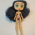 Boxy Girls Hannah Doll Black/Blue Hair Nude for Redress/OOAK Articulated