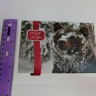 Arbor Day Foundation Give-A-Tree Card, Brown Bear w/ Snow