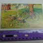 Current Inc Flanagan's Way Note Card w/ Peach Crisp Recipe Rural Bike Apples
