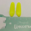 Fashion Doll Shoes Pair of Neon Yellow Heels Pumps *Imperfect*
