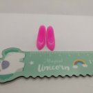 Fashion Doll Shoes Pair of Neon Pink Heels Pumps *Imperfect*