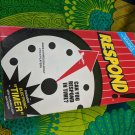 RESPOND! Timer Sequence Board Game 2000 Jax Ltd 8-Adult FOR PARTS/REPAIR