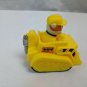 Paw Patrol Nickelodeon Spin Master Rubble in Bulldozer Vehicle Car Toy 4" Long