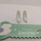 Fashion Doll Shoes Pair of White Heels Pumps *Imperfect*