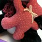 Logo Bear 1985 Black/White Panda Bear Plush Stuffed Animal w/ Teddy, Hat