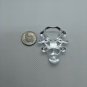 Fashion Doll Accessory Plastic Silver Chandelier Necklace