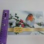 Arbor Day Foundation Give-A-Tree Card, Bird on Snow-covered Holly Branch