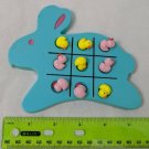 Tony 1993 Easter Tic Tac Toe Set w/ Chicks - Blue Bunny Board