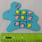 Tony 1993 Easter Tic Tac Toe Set w/ Chicks - Blue Bunny Board