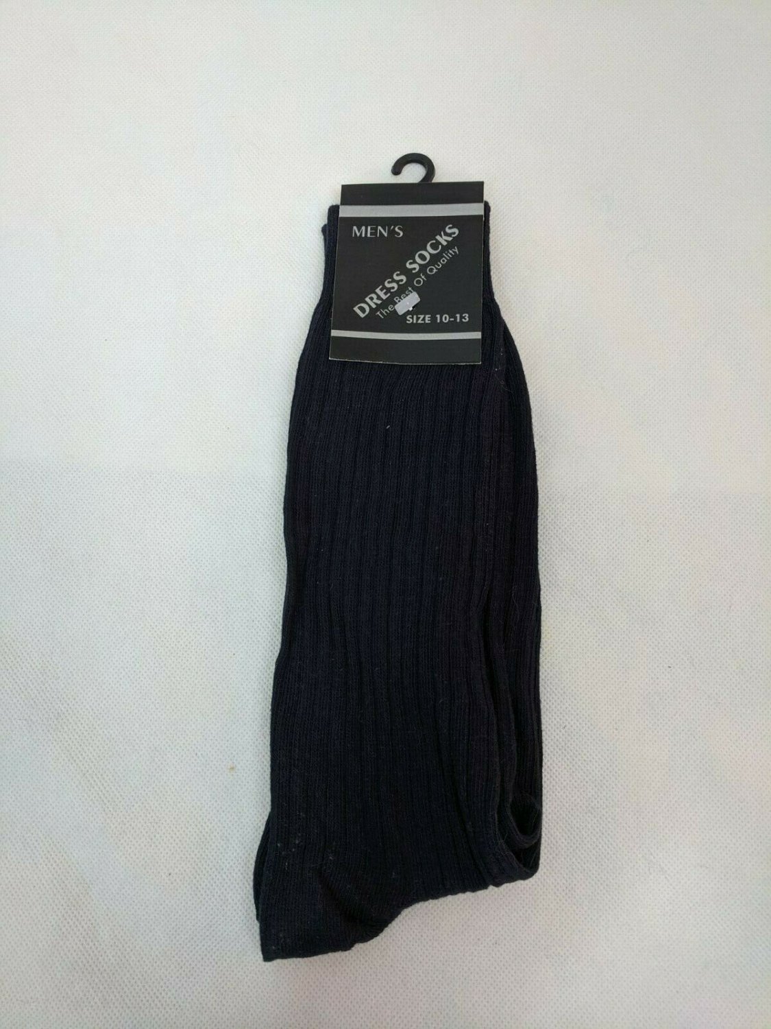 Men's Dress Socks Navy Blue Size 10-13 85-Cotton 15-Nylon 19.5