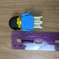 Lego Mini Figure 2" Large Head, Child, Black Hair, Blue & White Body