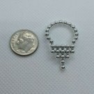 Fashion Doll Accessory Plastic Silver T-shape Spheres Necklace