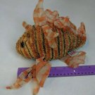 Ganz Webkinz Lionfish Tan/Gold/Black Striped 8" Plush Stuffed Animal