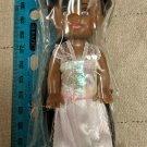 Black AA 4" Girl Doll, Light Pink Princess Dress w/ Shoes New