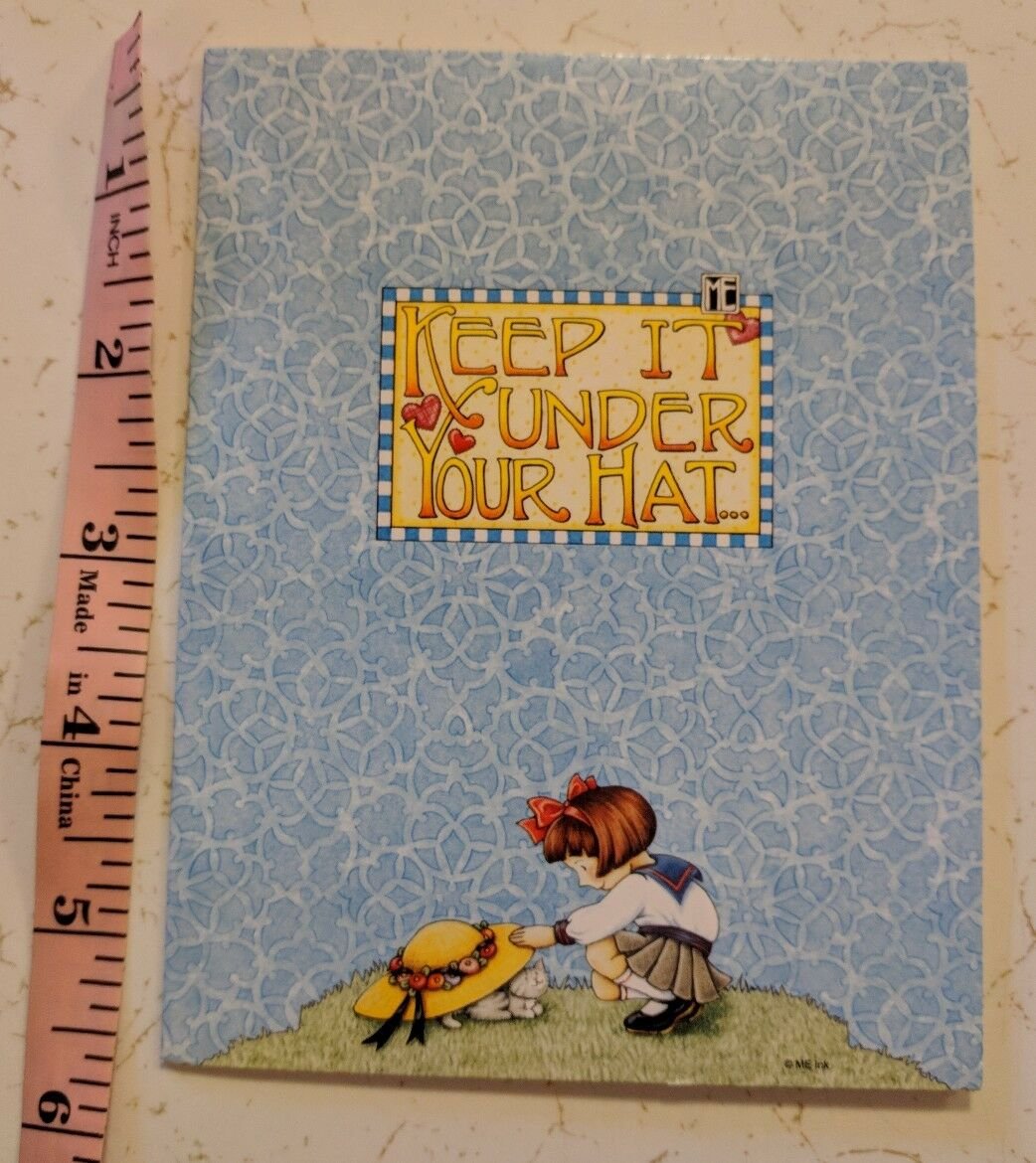 Mary Engelbreit Keep It Under Your Hat Blank Note Card Unused 2007