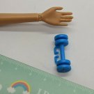 11.5" Fashion Doll Accessory Blue Plastic Weight Workout Barbie size NO DOLL