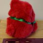 JANGLES THE RED CHRISTMAS BEAR Plush Puffkins Original Swibco w/ creased tag