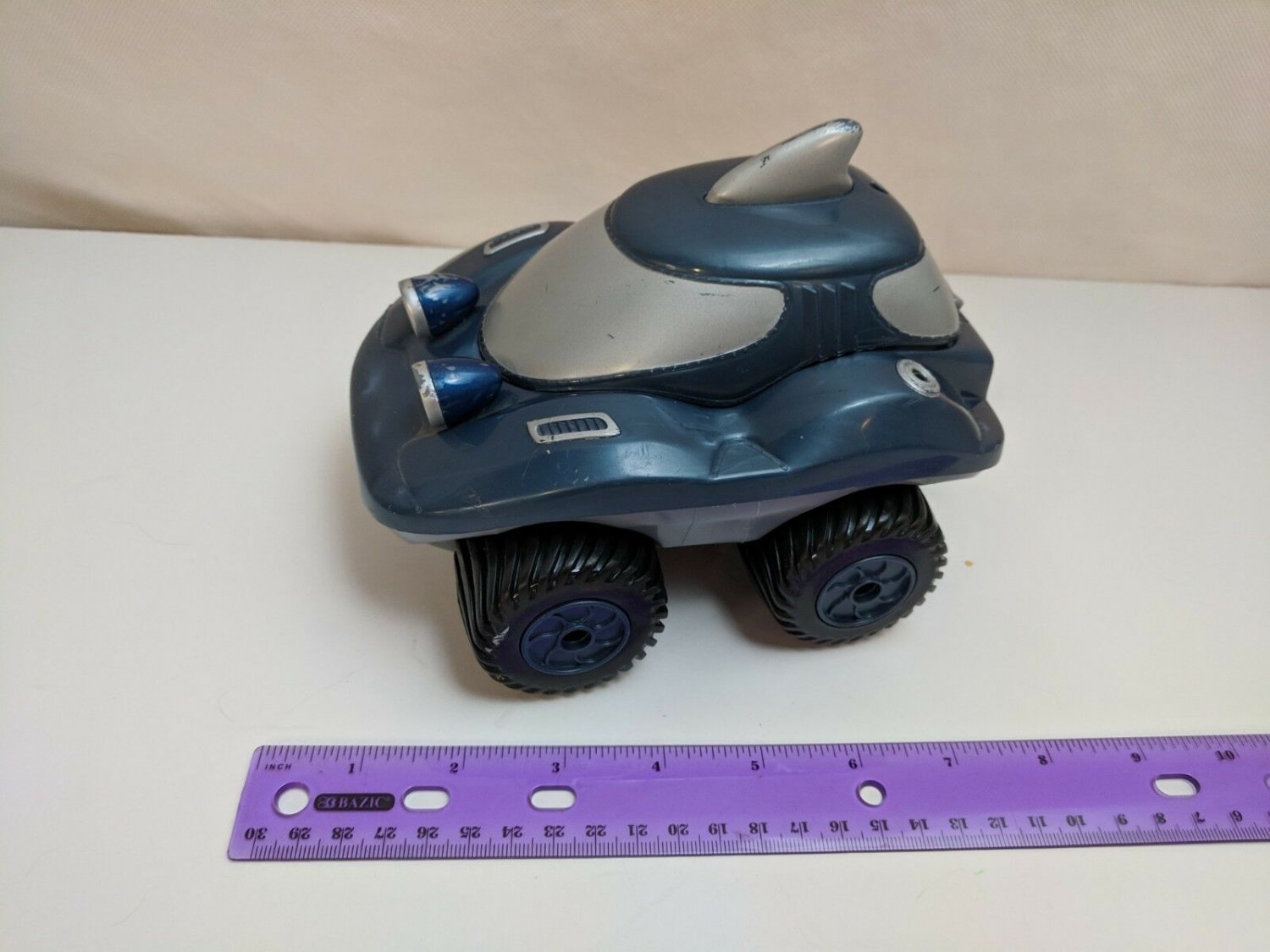 2004 Kid Galaxy Blue-Gray RC Car NOT WORKING/NO REMOTE/FOR PARTS/REPAIR