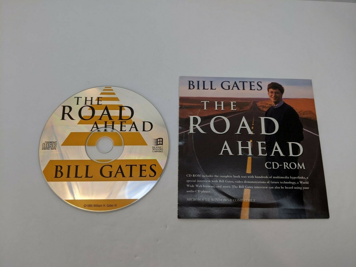 Bill Gates The Road Ahead CD-ROM Complete Book Text & Audio Interview