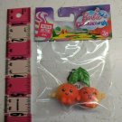 Barbie Dreamtopia Sweetville Cherry Twins 2.5" Mini Figure Doll Toy Pet New