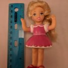 Disney Mattel My First Princess Cinderella Doll in Pink Dress 4" Played With