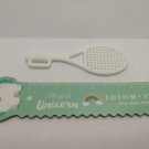 11.5" Fashion Doll Accessory White Tennis Racket Sports Athletic Equipment