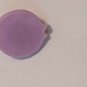 Lavender Resin Hat Flatback/Doll Craft Accessory 1" Wide **HAT ONLY, NO DOLL**