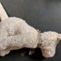 Jean Bourget Puppy Dog Plush Stuffed Animal Beige w/ Bow