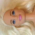 Mattel Barbie Doll 2015 Torso, 2013 Head, Small Flat Feet, Light Blonde