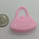 12" Fashion Doll Light Pink Plastic Purse Accessory