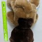 Build A Bear Workshop Brown & Dark Brown Puppy Dog Seated Plush 14" Stuffed Toy