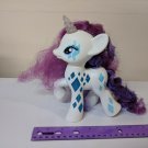 My Little Pony Glamour Glow RARITY Unicorn G4 FiM LIGHTS UP 7" 2014 MLP Used #2