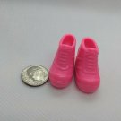 Fashion Doll Pair of Hot Pink Shoes Sneakers, for Curved Foot Barbie