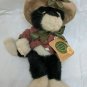 Boyd&acirc;��s Bears Black & White Cat Bearwear Sweater & Hat 11" Tall Yellowed