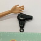 11.5" Fashion Doll Accessory Black w/ Glitter Hair Dryer Barbie size NO DOLL